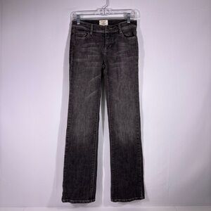 White House Black Market Blanc Women’s Charcoal Straight Leg Jeans Size 2
